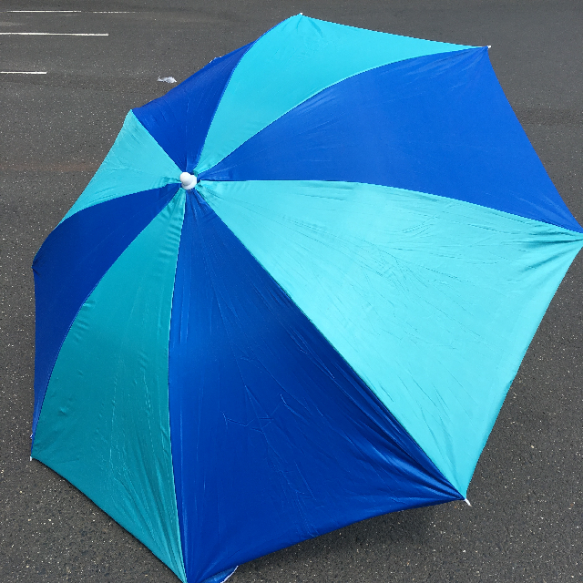 UMBRELLA, Beach - Two Tone Blue